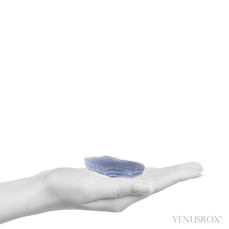Blue Chalcedony Natural Crystal from Chikwawa, Malawi | Venusrox