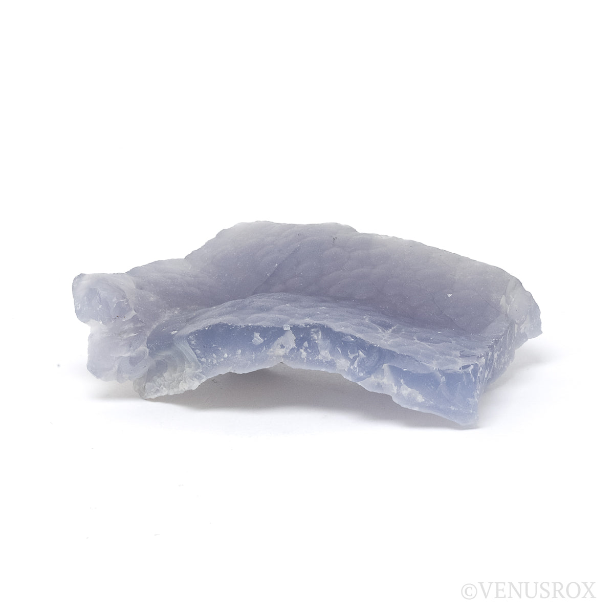 Blue Chalcedony Natural Crystal from Chikwawa, Malawi | Venusrox