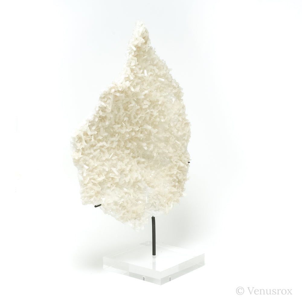 Stilbite on micro-Apophyllite Natural Cluster from Maharashtra, India mounted on a bespoke stand | Venusrox