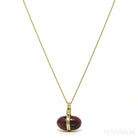 Ruby Polished Crystal Pendant from India | Venusrox