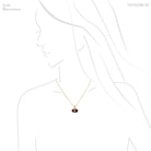 Ruby Polished Crystal Pendant from India | Venusrox