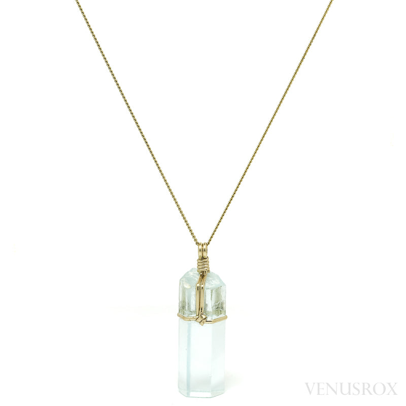 Aquamarine Natural Crystal Pendant from Pakistan | Venusrox