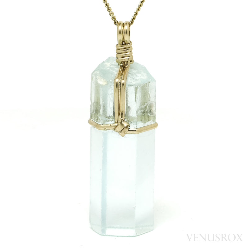 Aquamarine Natural Crystal Pendant from Pakistan | Venusrox