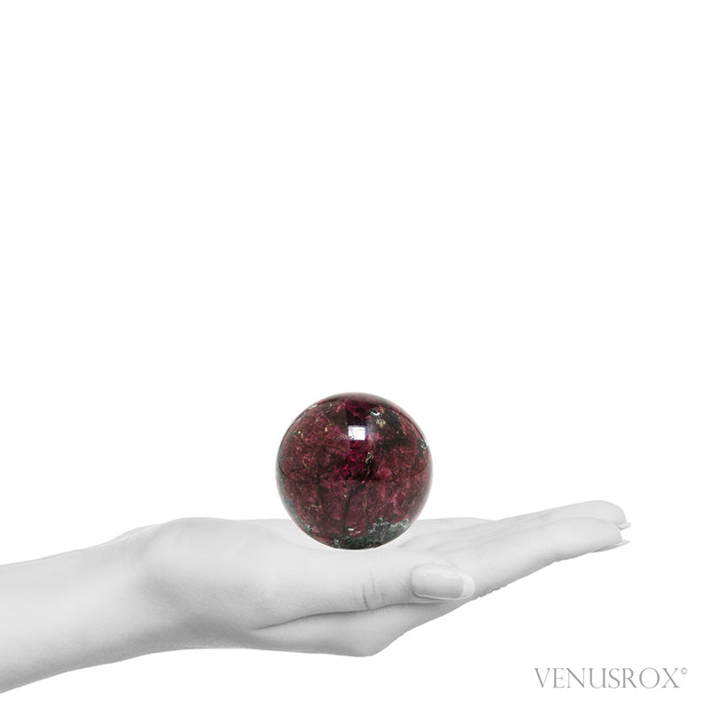 Eudialyte with Aegirine and Nepheline Polished Sphere from Kola Peninsula, Russia | Venusrox