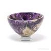 Chevron Amethyst Polished Bowl from India | Venusrox