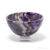 Chevron Amethyst Polished Bowl from India | Venusrox