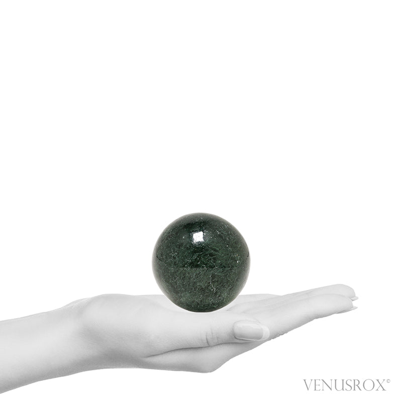 Moss Calcite Polished Sphere from India | Venusrox