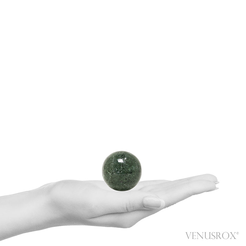 Moss Calcite Polished Sphere from India | Venusrox