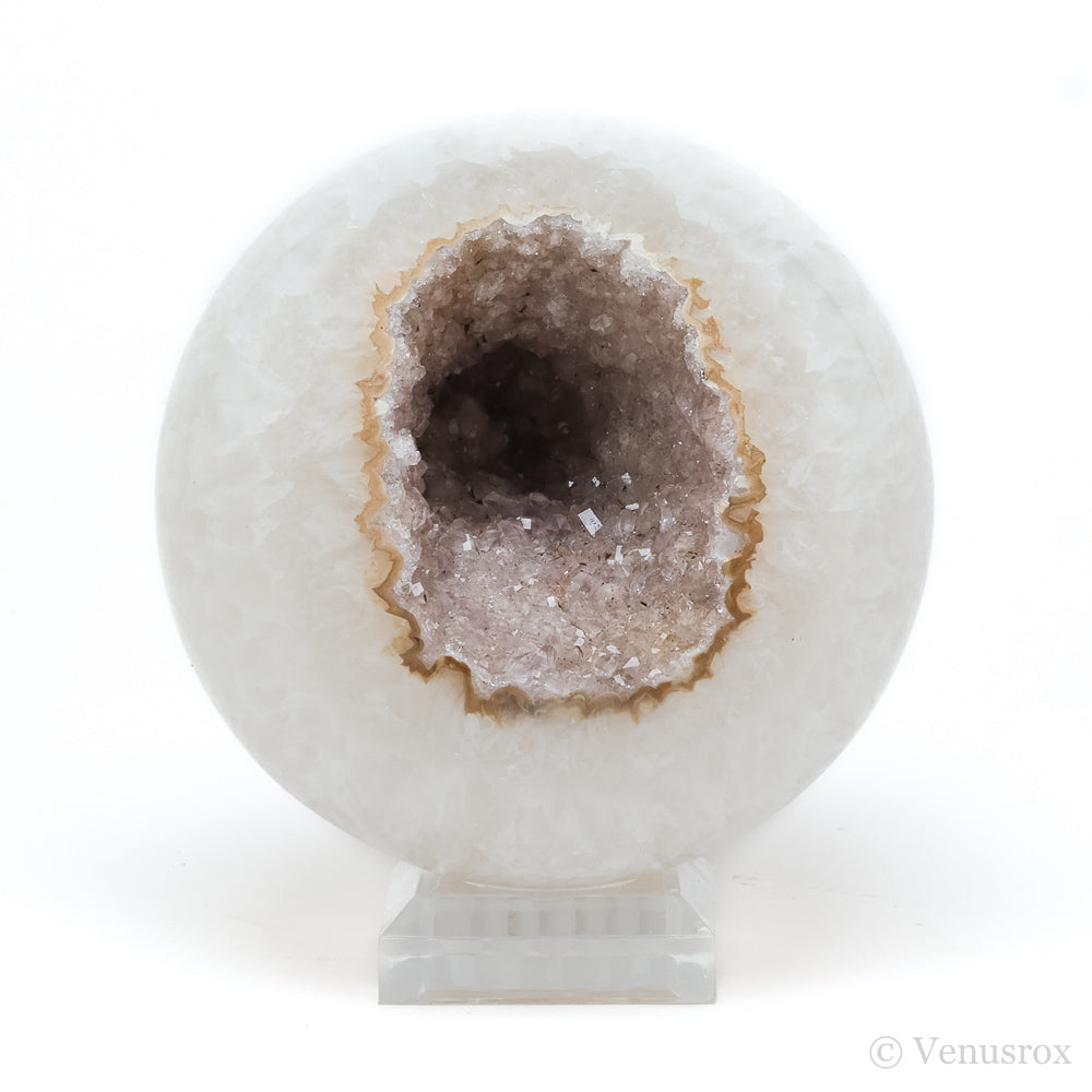 Agate with Quartz Geode Sphere from Brazil | Venusrox