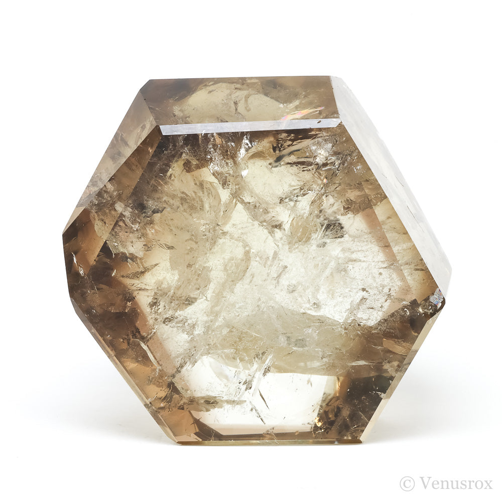 Natural Citrine/Smoky Phantom Quartz Polished Crystal from Brazil | Venusrox