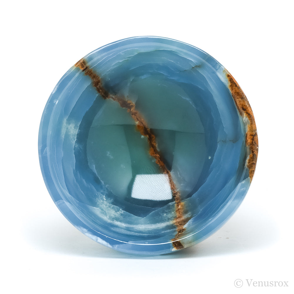 Blue Calcite Polished Bowl from Argentina | Venusrox