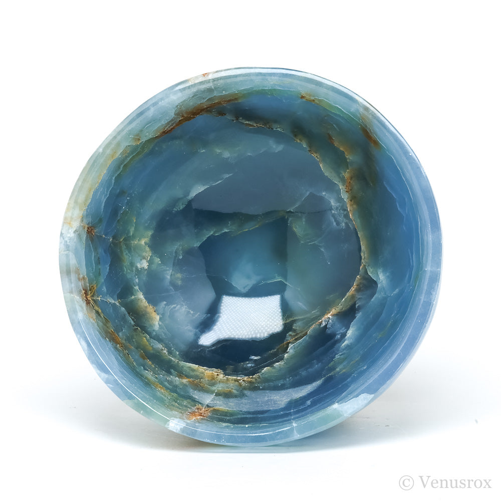 Blue Calcite Polished Bowl from Argentina | Venusrox