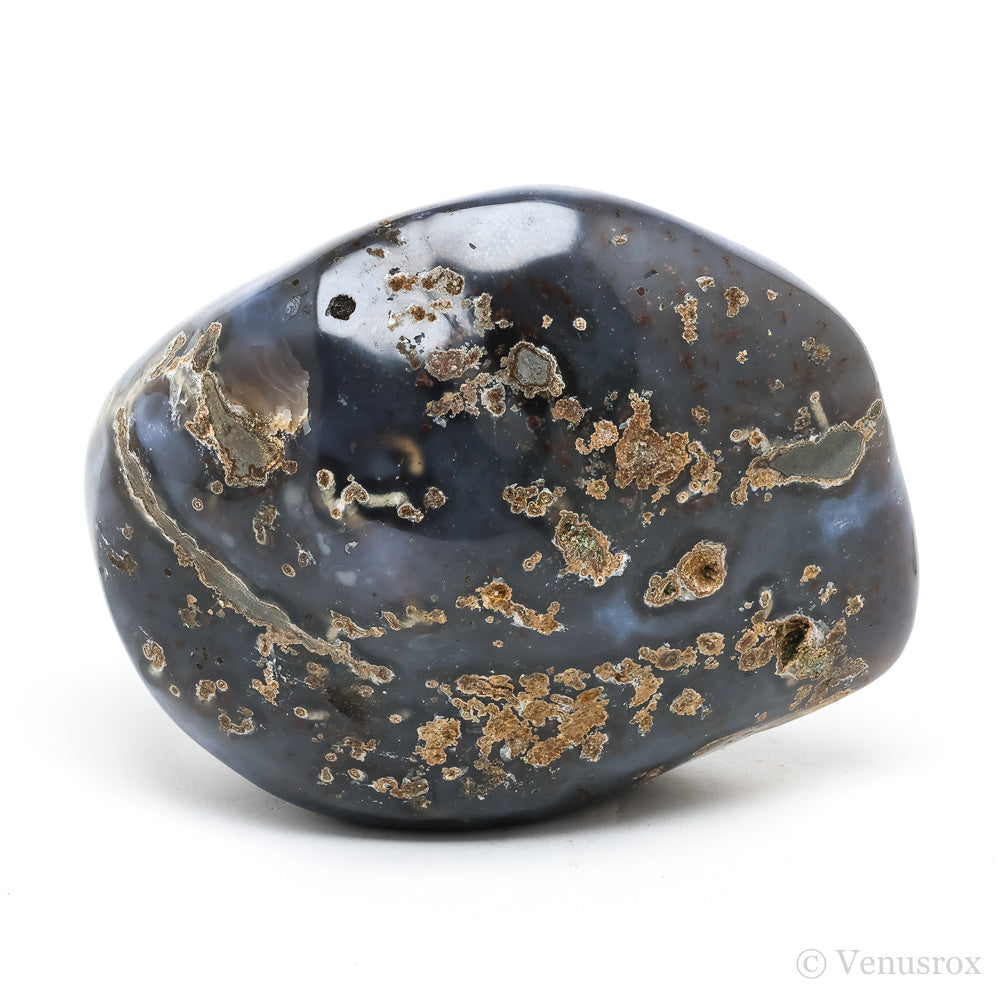 Golden Quartz Druze on Agate Part Polished/Part Natural Cluster from Uruguay | Venusrox