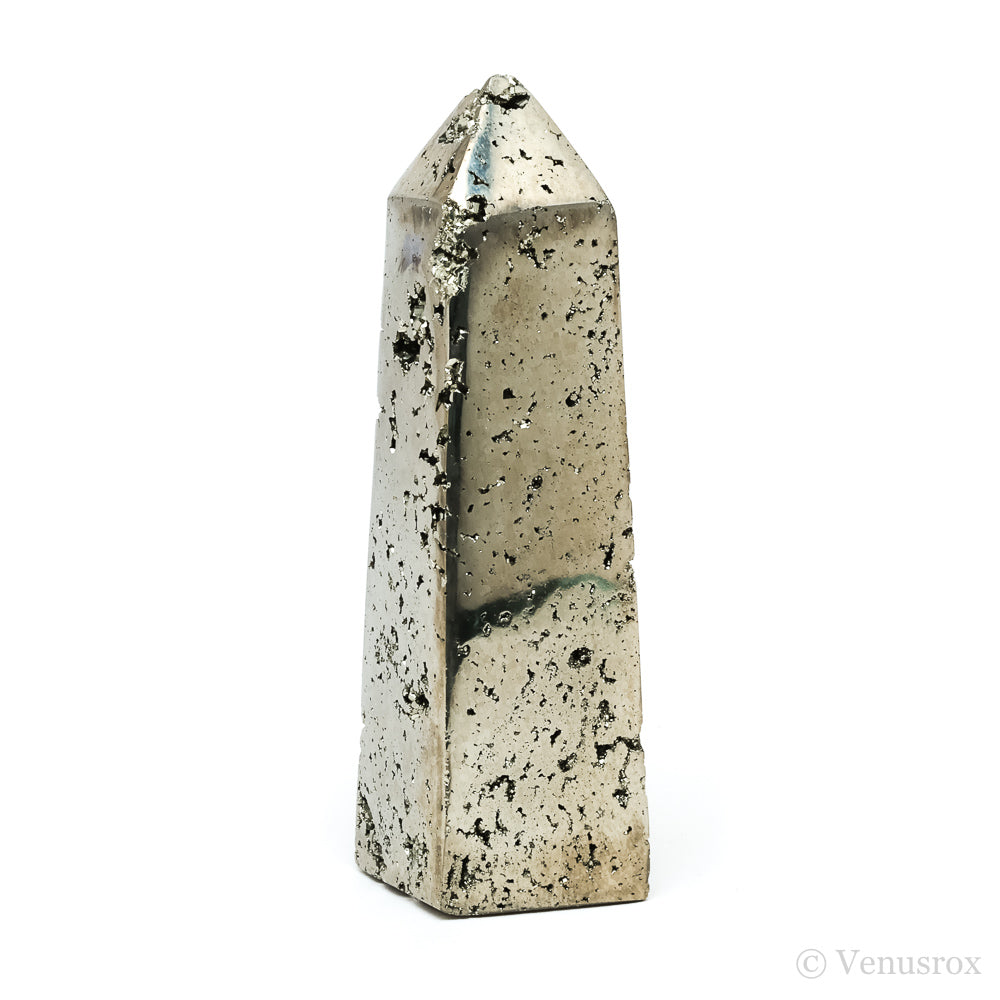 Pyrite Polished/Natural Geode Point from Peru | Venusrox