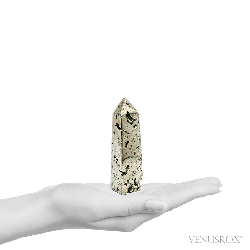 Pyrite Polished/Natural Geode Point from Peru | Venusrox