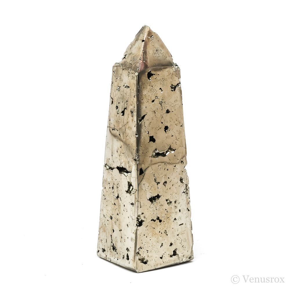 Pyrite Polished/Natural Geode Point from Peru | Venusrox