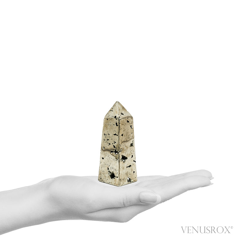 Pyrite Polished/Natural Geode Point from Peru | Venusrox