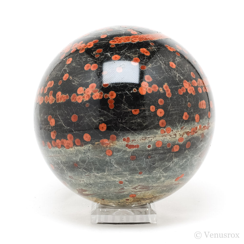 Peanut Obsidian Polished Sphere from Alamos, Sonora, Mexico | Venusrox