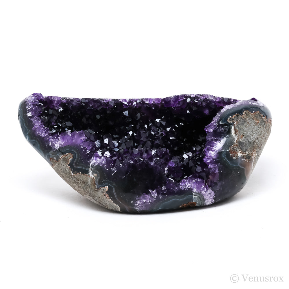 Amethyst with Agate Polished/Natural Cluster from Uruguay | Venusrox