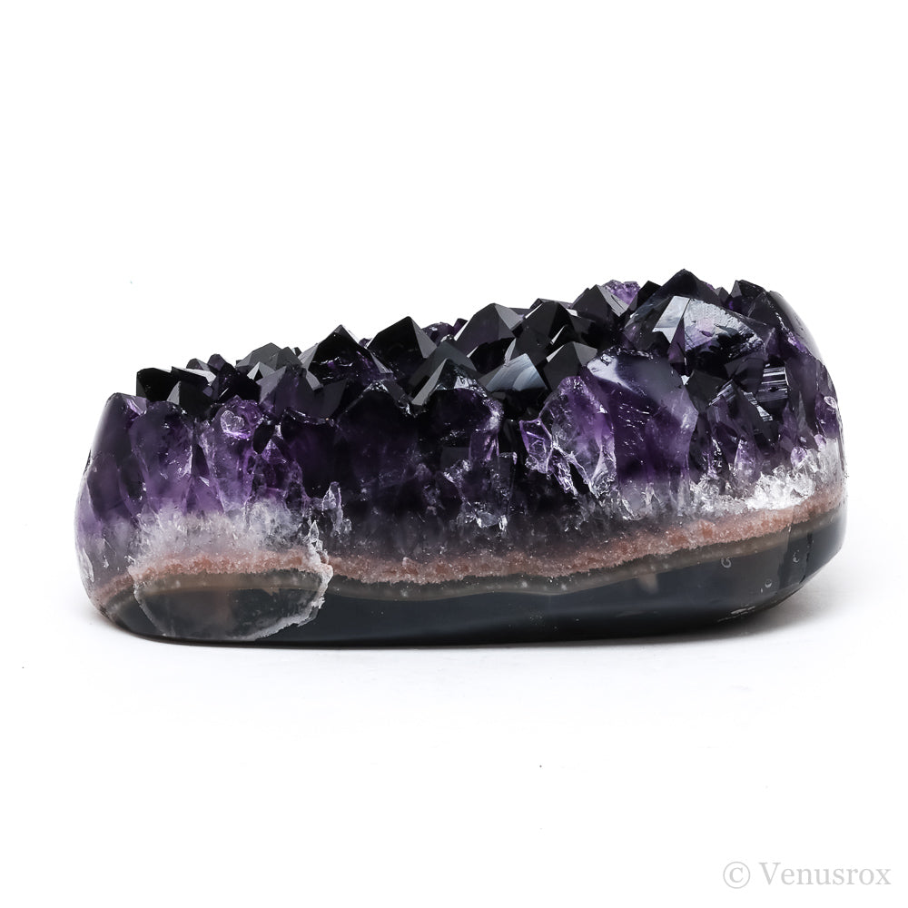 Amethyst with Agate Polished/Natural Cluster from Uruguay | Venusrox