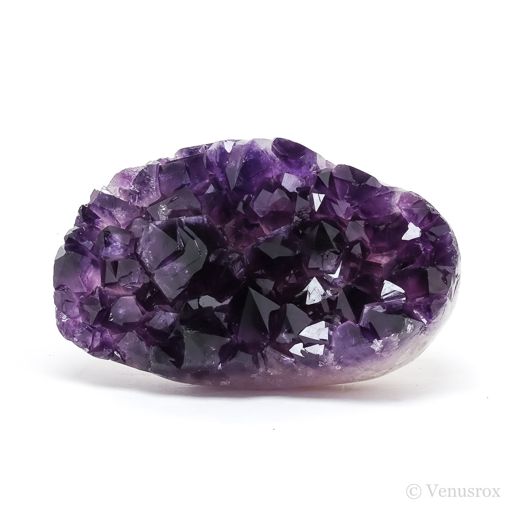 Amethyst with Clear Quartz Part Polished/Part Natural Cluster from Uruguay  | Venusrox
