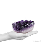 Amethyst with Clear Quartz Part Polished/Part Natural Cluster from Uruguay  | Venusrox