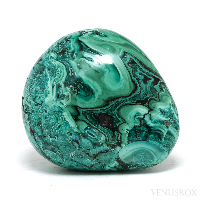 Malachite Polished Crystal from Huancavelica, Peru | Venusrox