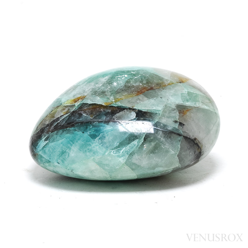 Chrysocolla in Quartz Polished Crystal from Peru | Venusrox