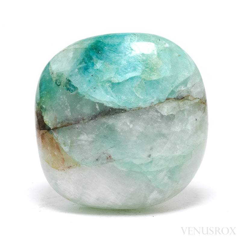 Chrysocolla in Quartz Polished Crystal from Peru | Venusrox