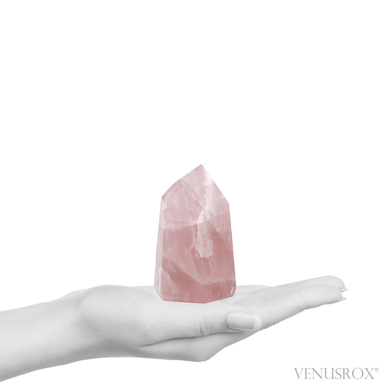 Rose Quartz Polished Point from Brazil | Venusrox