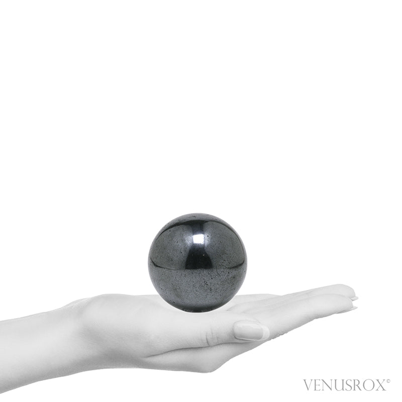 Hematite Polished Sphere from Brazil | Venusrox