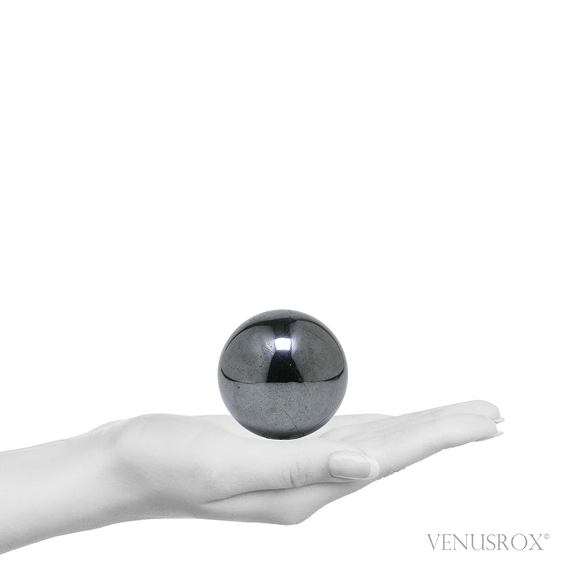 Hematite Polished Sphere from Brazil | Venusrox