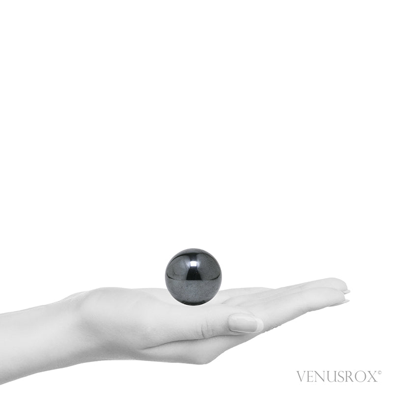 Hematite Polished Sphere from Brazil | Venusrox