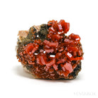 Vanadinite on Barite & Matrix Natural Specimen from Mibladen, Midelt, Meknes-Tafilalet Region, Morocco | Venusrox