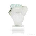 Ajoite in Quartz Polished Slice from the Messina Copper Mine, South Africa, mounted on a bespoke stand | Venusrox