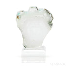 Ajoite in Quartz Polished Slice from the Messina Copper Mine, South Africa, mounted on a bespoke stand | Venusrox