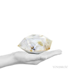Agate with Quartz Polished Crystal from Madagascar | Venusrox