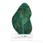 Malachite with Chrysocolla Polished Crystal from the Bagdad Mine, Arizona, USA, mounted on bespoke stand | Venusrox