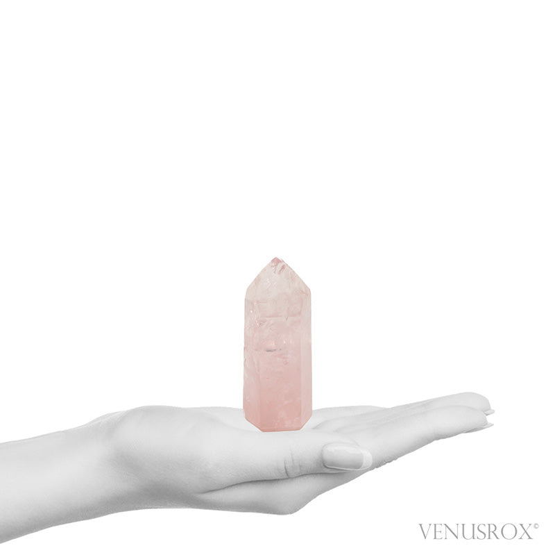 Rose Quartz Polished Point from Brazil | Venusrox