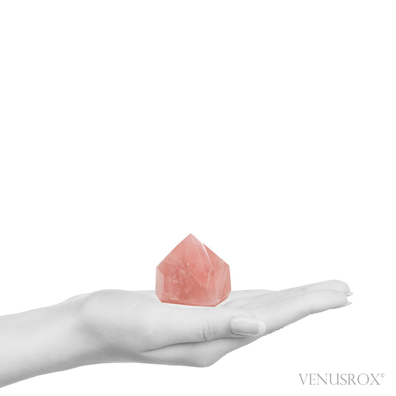 Rose Quartz Polished Point from Brazil | Venusrox
