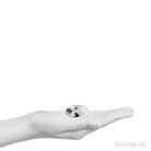 Rainbow Moonstone with Black Tourmaline Polished Crystal from India | Venusrox