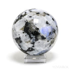Rainbow Moonstone with Black Tourmaline Polished Sphere from India | Venusrox