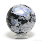 Rainbow Moonstone with Black Tourmaline Polished Sphere from India | Venusrox