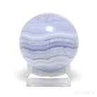 Blue Lace Agate Polished Sphere from Namibia | Venusrox