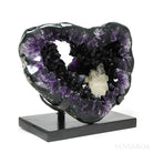 Amethyst with Calcite and Agate Polished/Natural Cluster from Uruguay mounted on a bespoke stand | Venusrox
