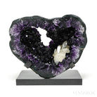 Amethyst with Calcite and Agate Polished/Natural Cluster from Uruguay mounted on a bespoke stand | Venusrox