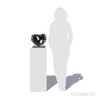 Amethyst with Calcite and Agate Polished/Natural Cluster from Uruguay mounted on a bespoke stand | Venusrox