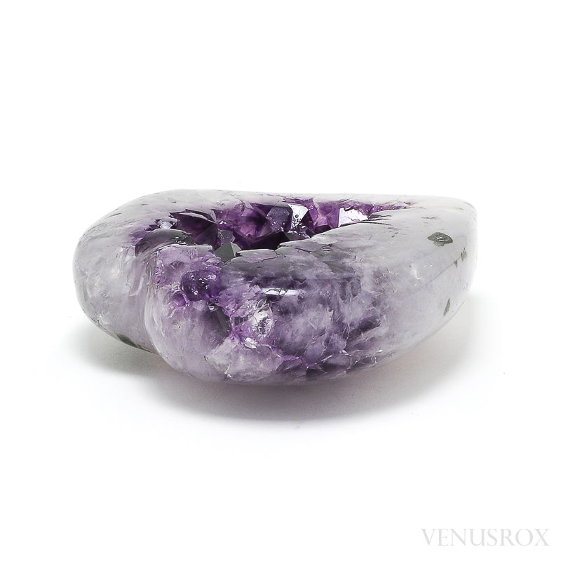 Amethyst with Quartz Polished/Natural Heart from Uruguay | Venusrox