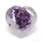 Amethyst with Quartz Polished/Natural Heart from Uruguay | Venusrox