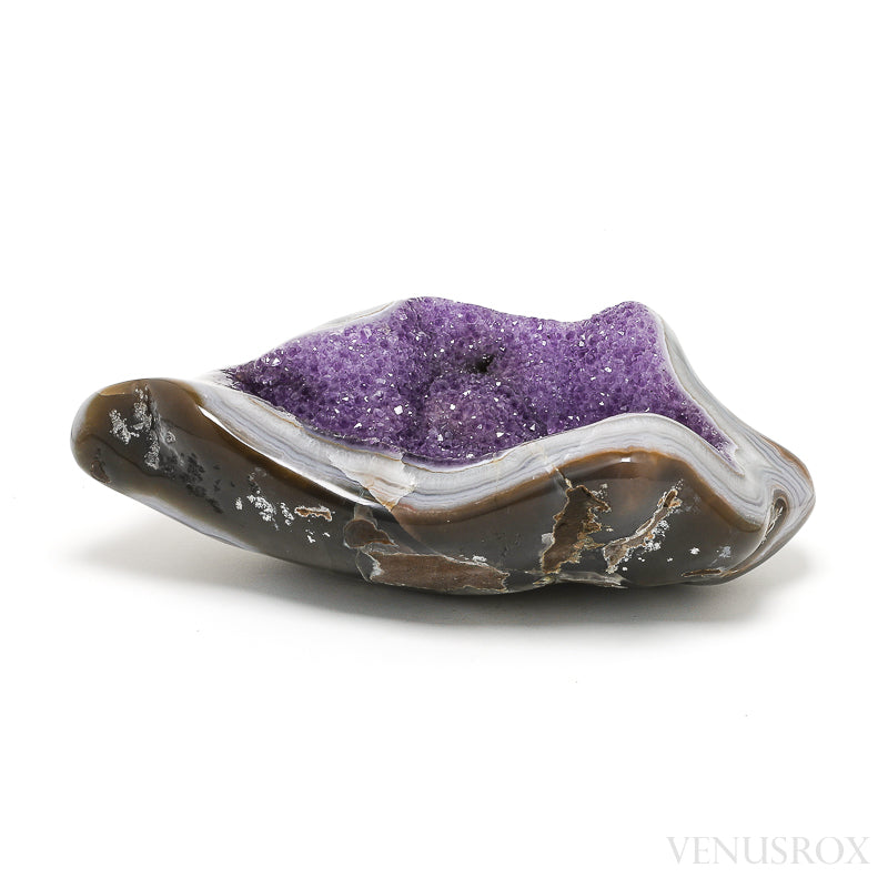 Amethyst with Agate Polished/Natural Cluster from Uruguay | Venusrox